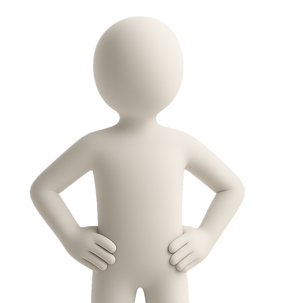 Minimalist Humanoid in Soft Light